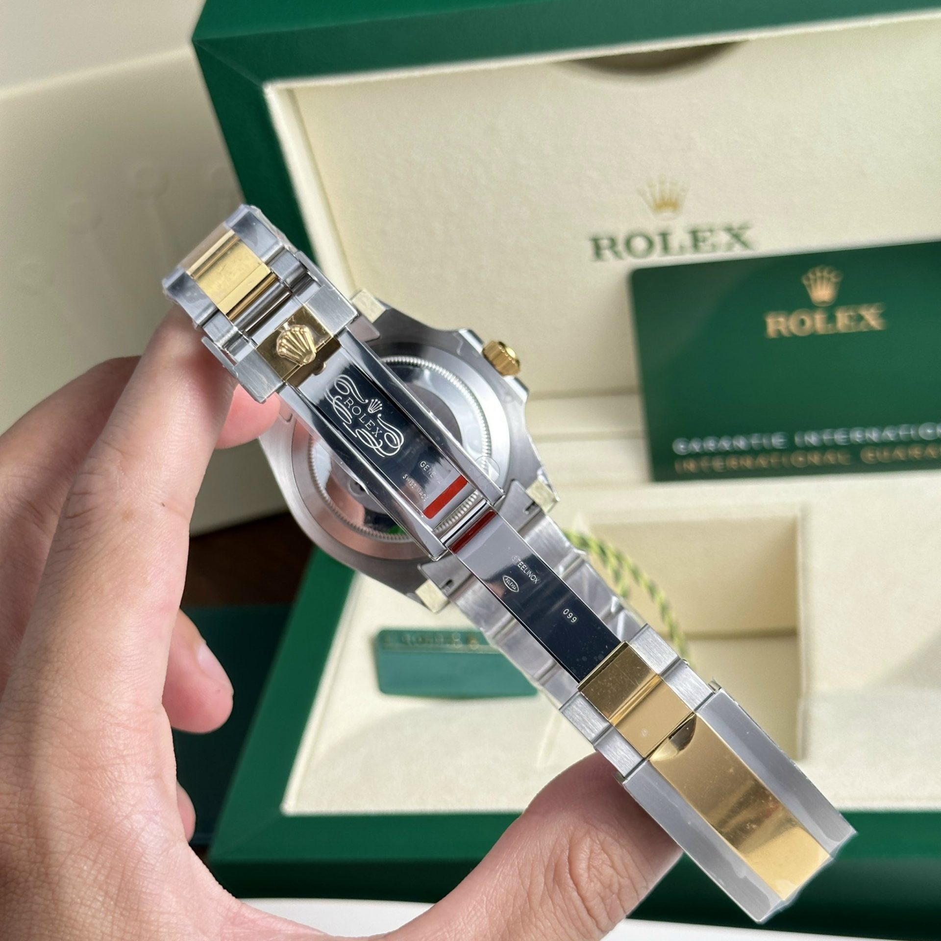 Rolex Submariner 126613LN SS/YG Plated Black Dial 41mm Oyster Super Clone