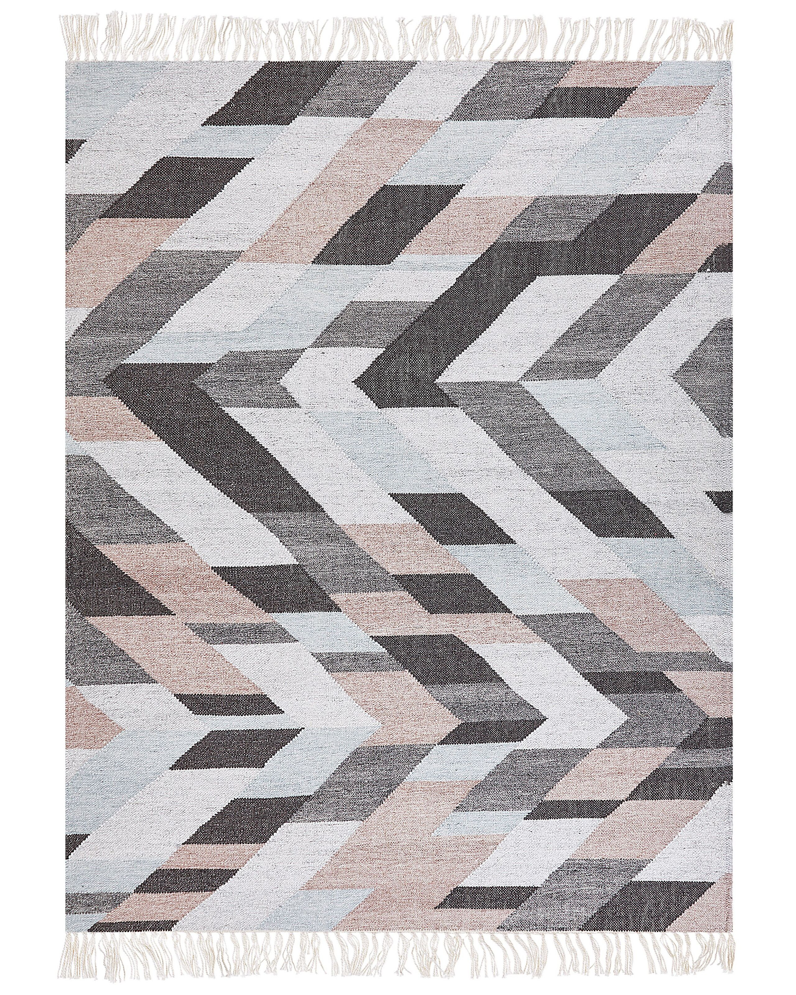 Dywan z juty pleciony 160x230 cm wielokolorowy