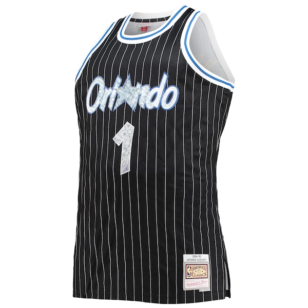 Penny Hardaway Orlando Magic Big & Tall 1994/95 NBA 75th Anniversary Diamond Swingman Jersey - Black