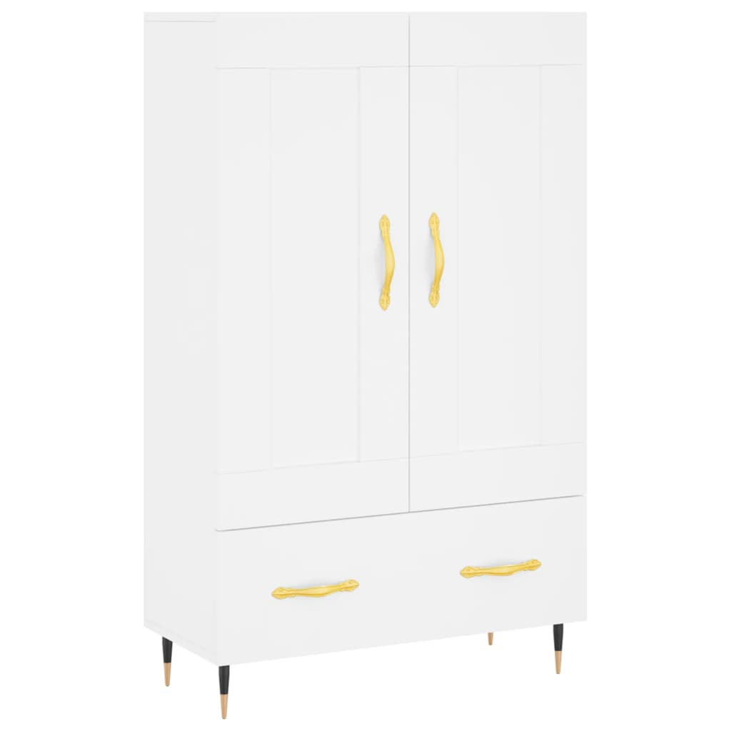 Szafka Biała 69.5x31x115 cm do Salonu Pokoju Sypialni