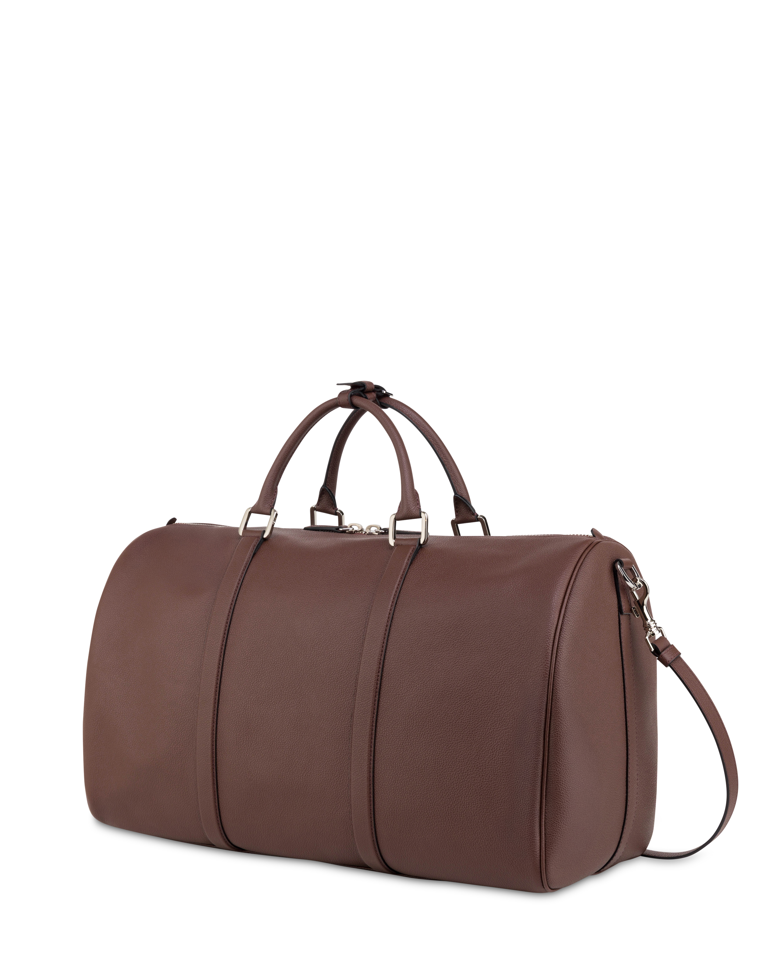 Borsa Da Viaggio In Vitello Marrone