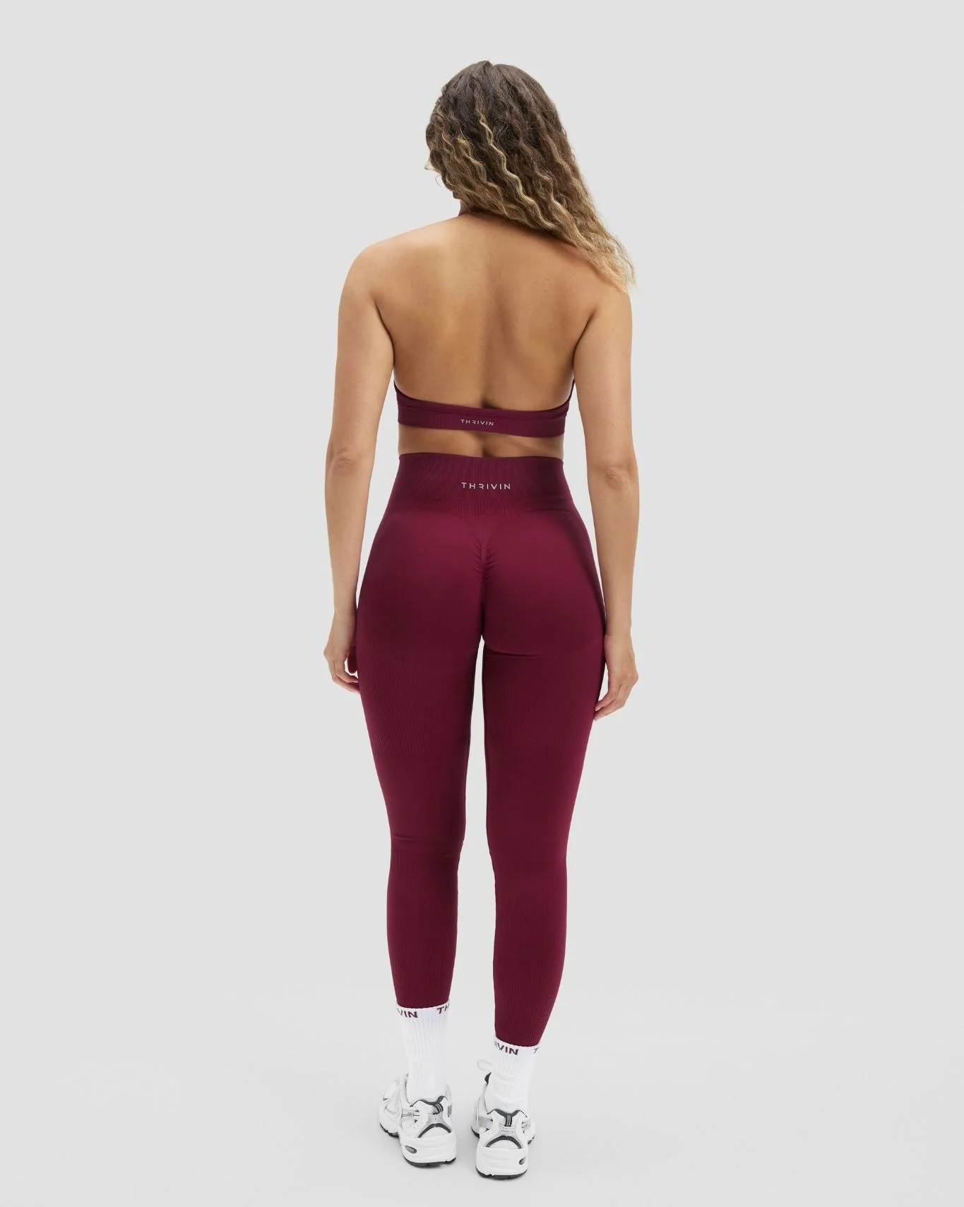 Elevate™ Sculpting High Waist Scrunch Leggings | Cherry Berry