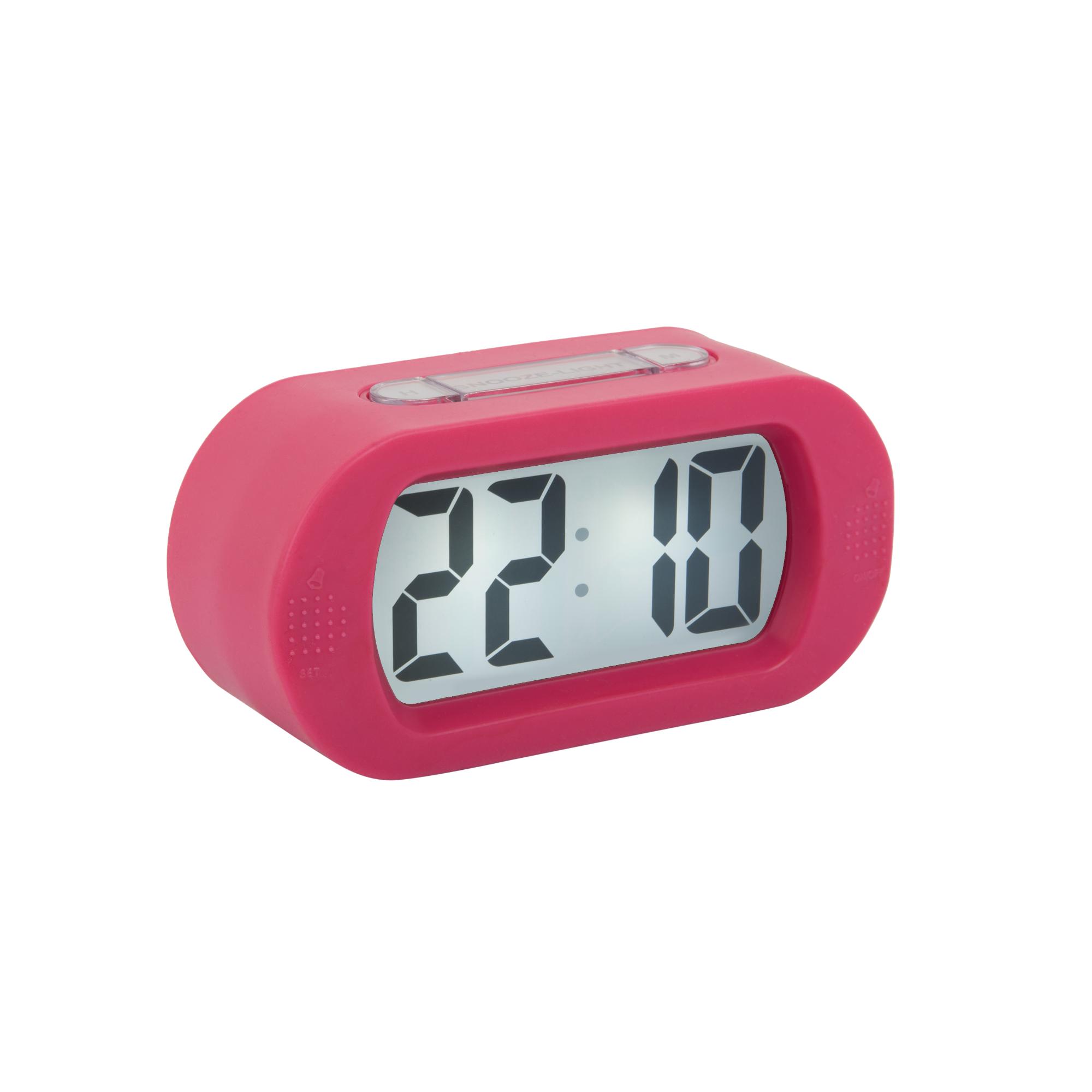 Karlsson wekker Gummy - roze - 5x14x7cm