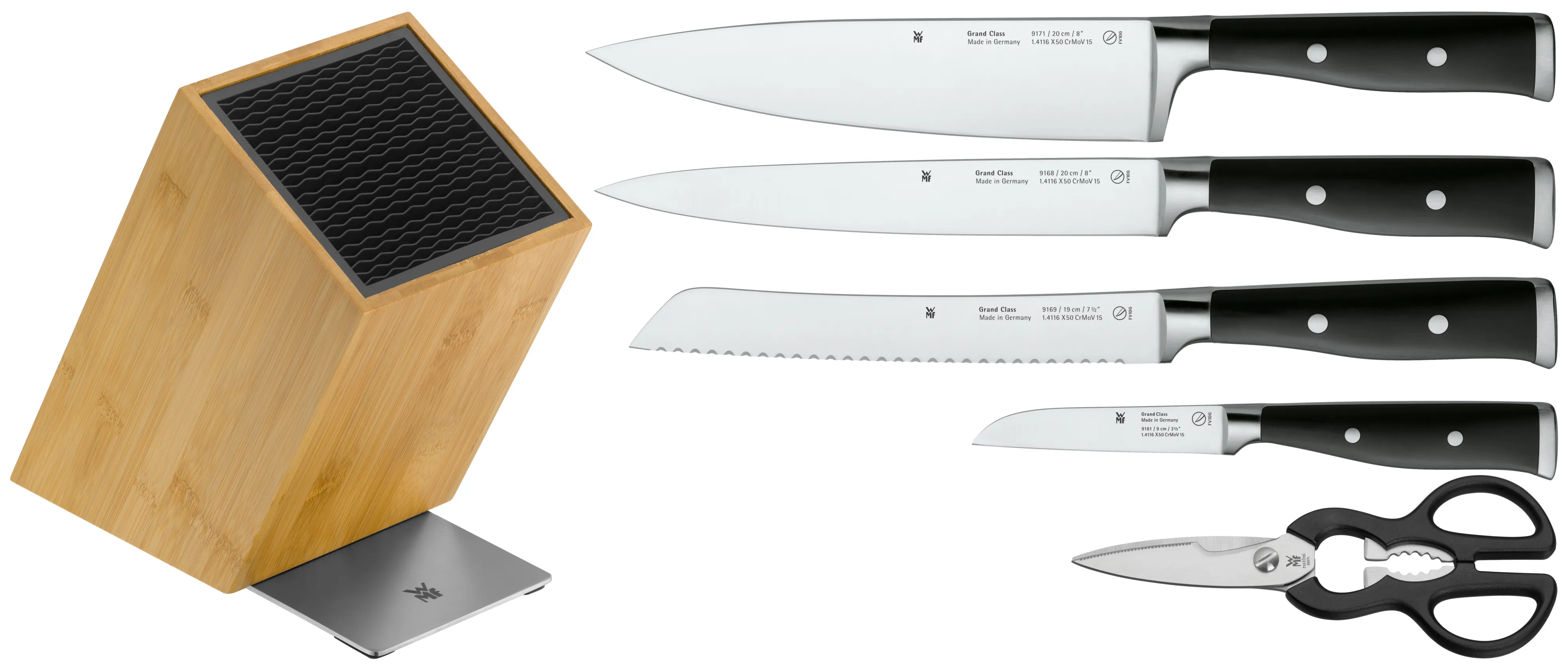 Grand Class FlexTec knife block value set*, 6-pieces