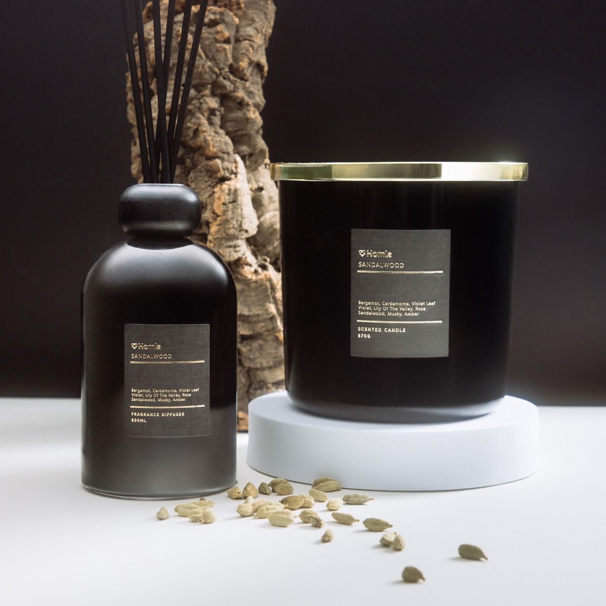 Świeca zapachowa VELUMA Sandalwood 870 g