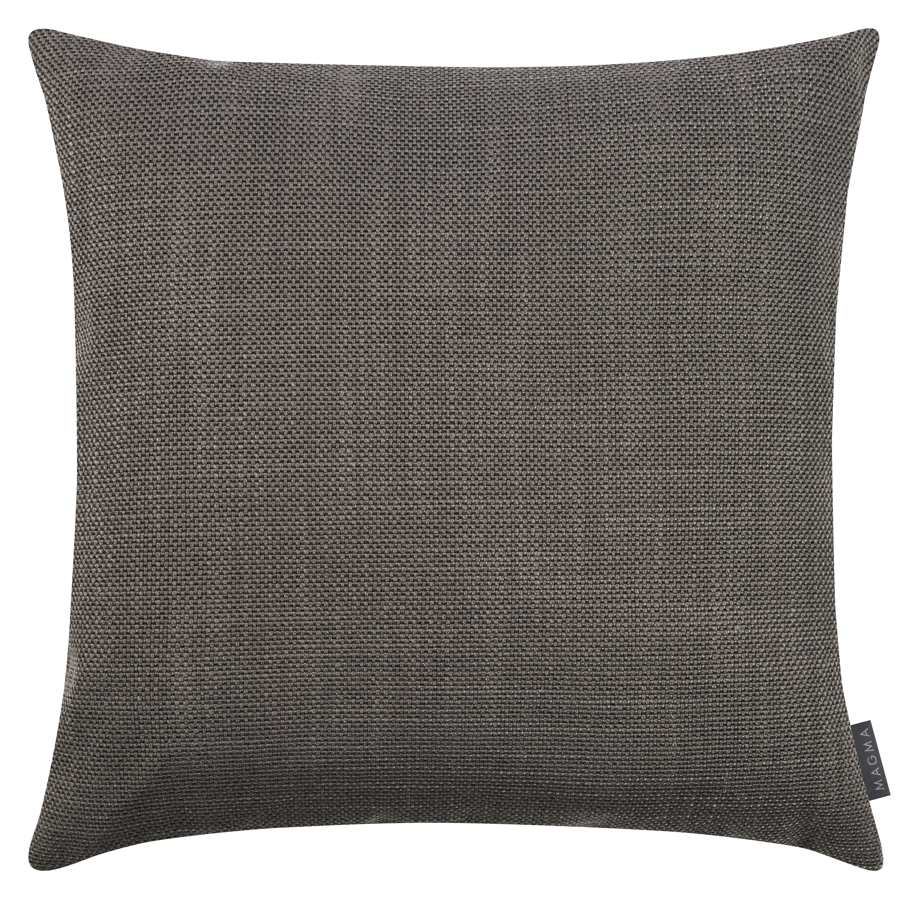AUSTIN - Housse de coussin jacquard uni taupe 60x60