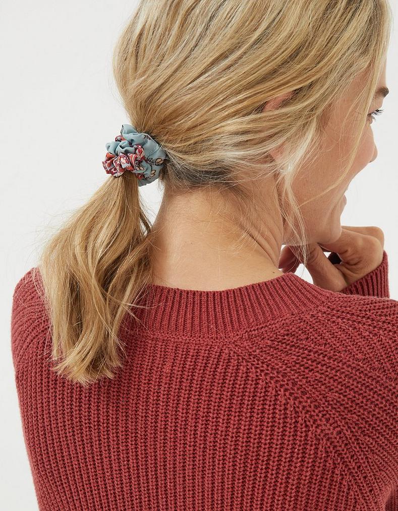 5 Pack Craft Floral Scrunchies