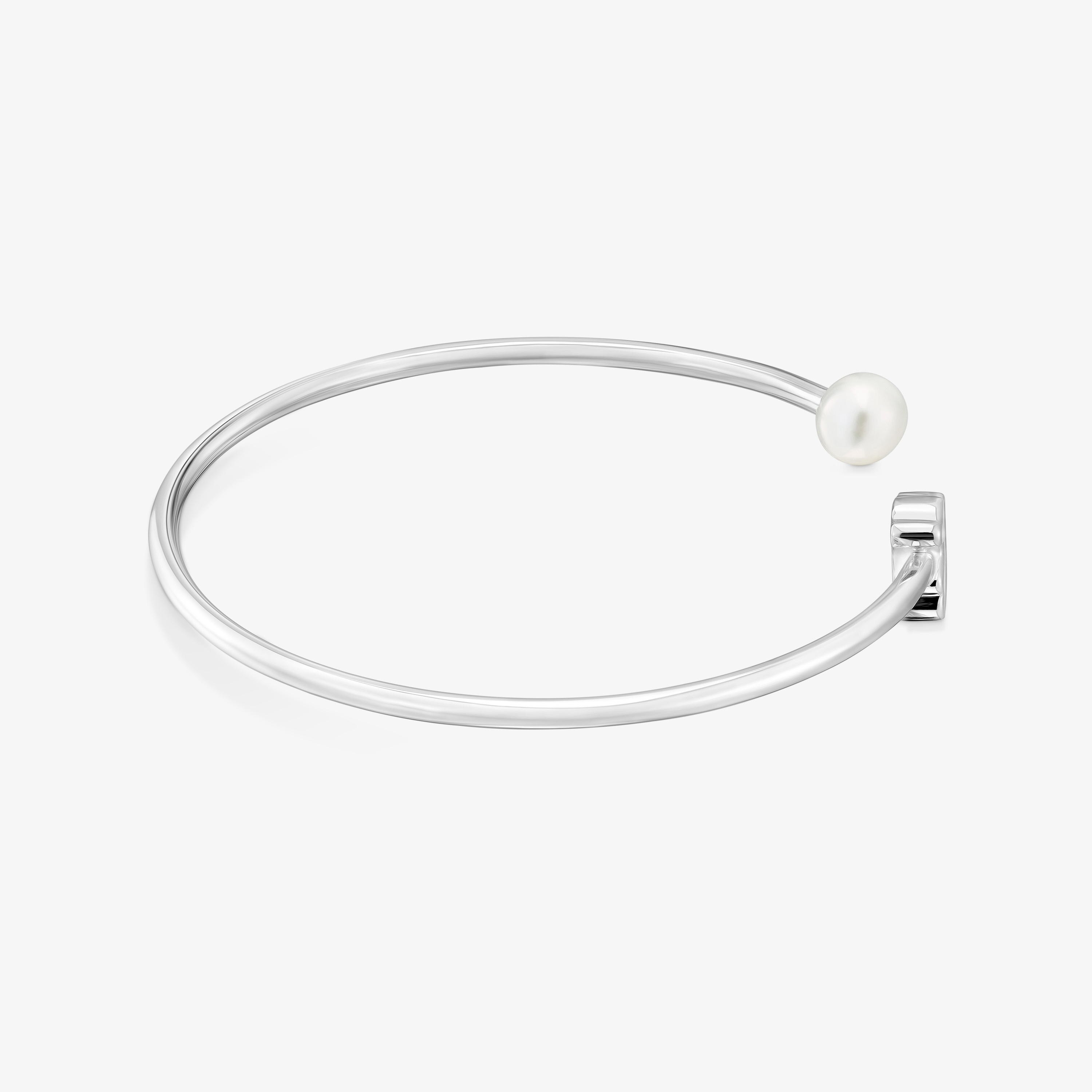 Pulsera esclava de plata con perla cultivada Sweet Dolls