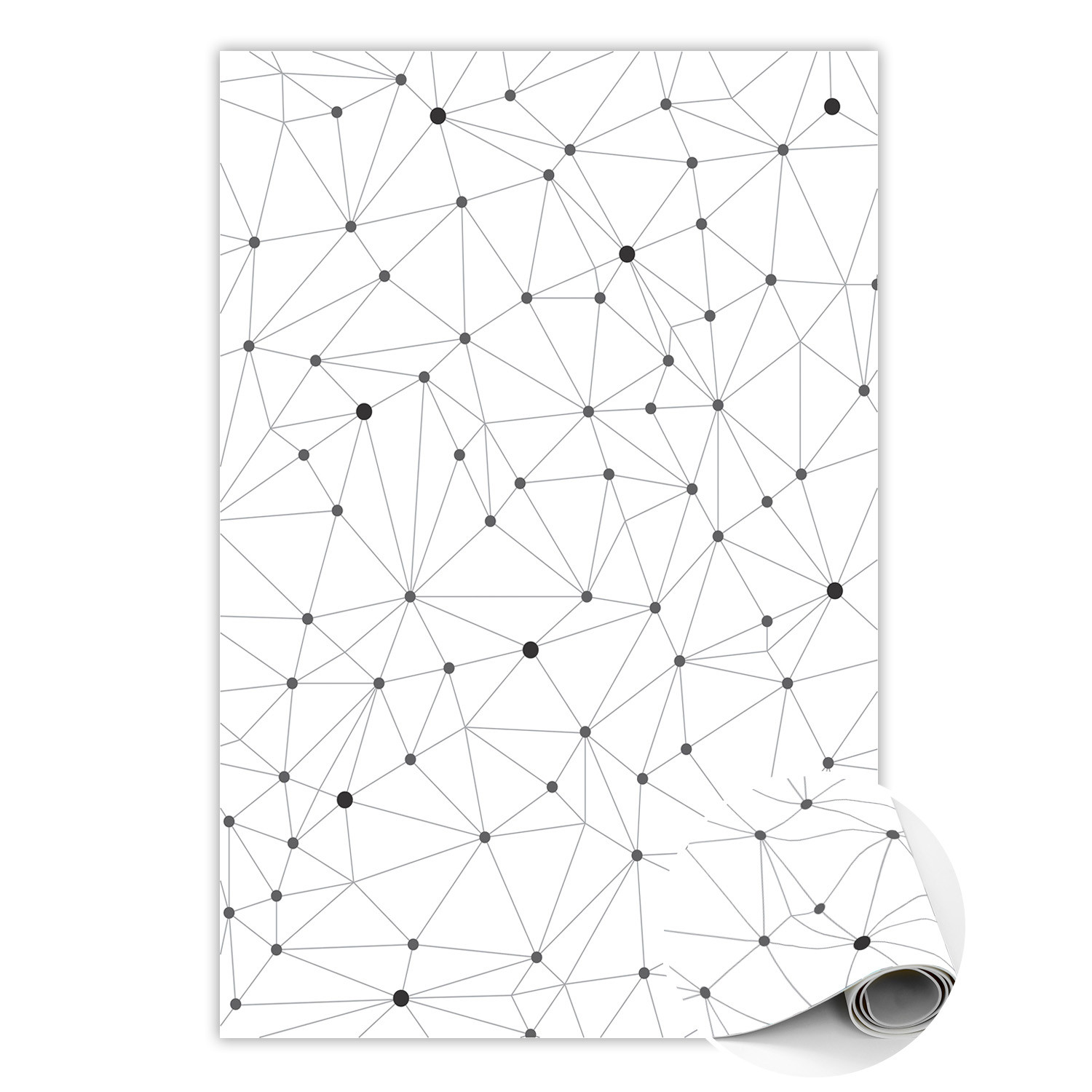 Dywan winylowy Geometryczna siatka 60 x 90 cm