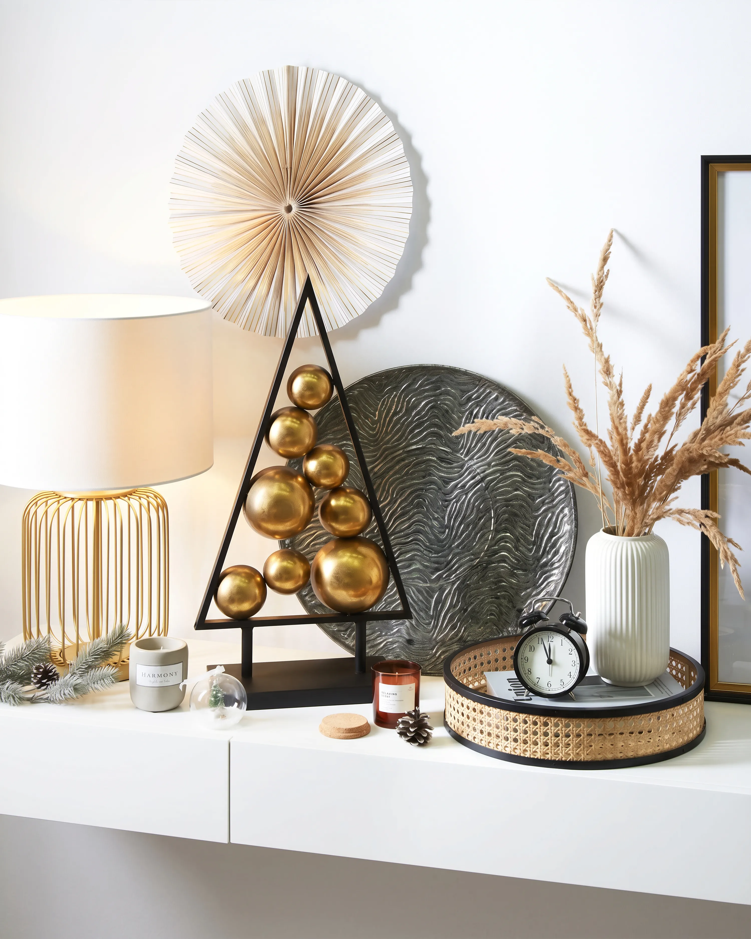 Christmas Decoration RANUA Christmas Tree 65 cm Gold