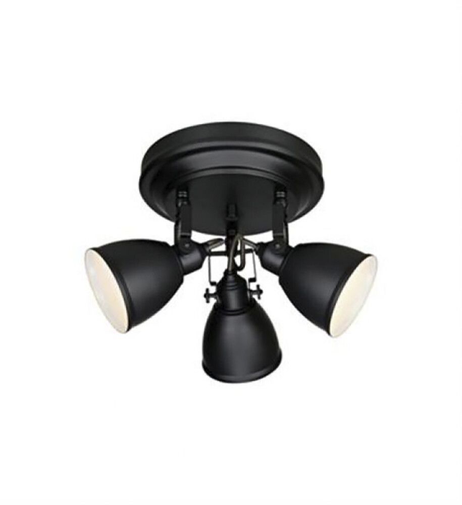 TAKLAMPE MARKSLÖJD FJÄLLBACKA 3 LAMPER SVART