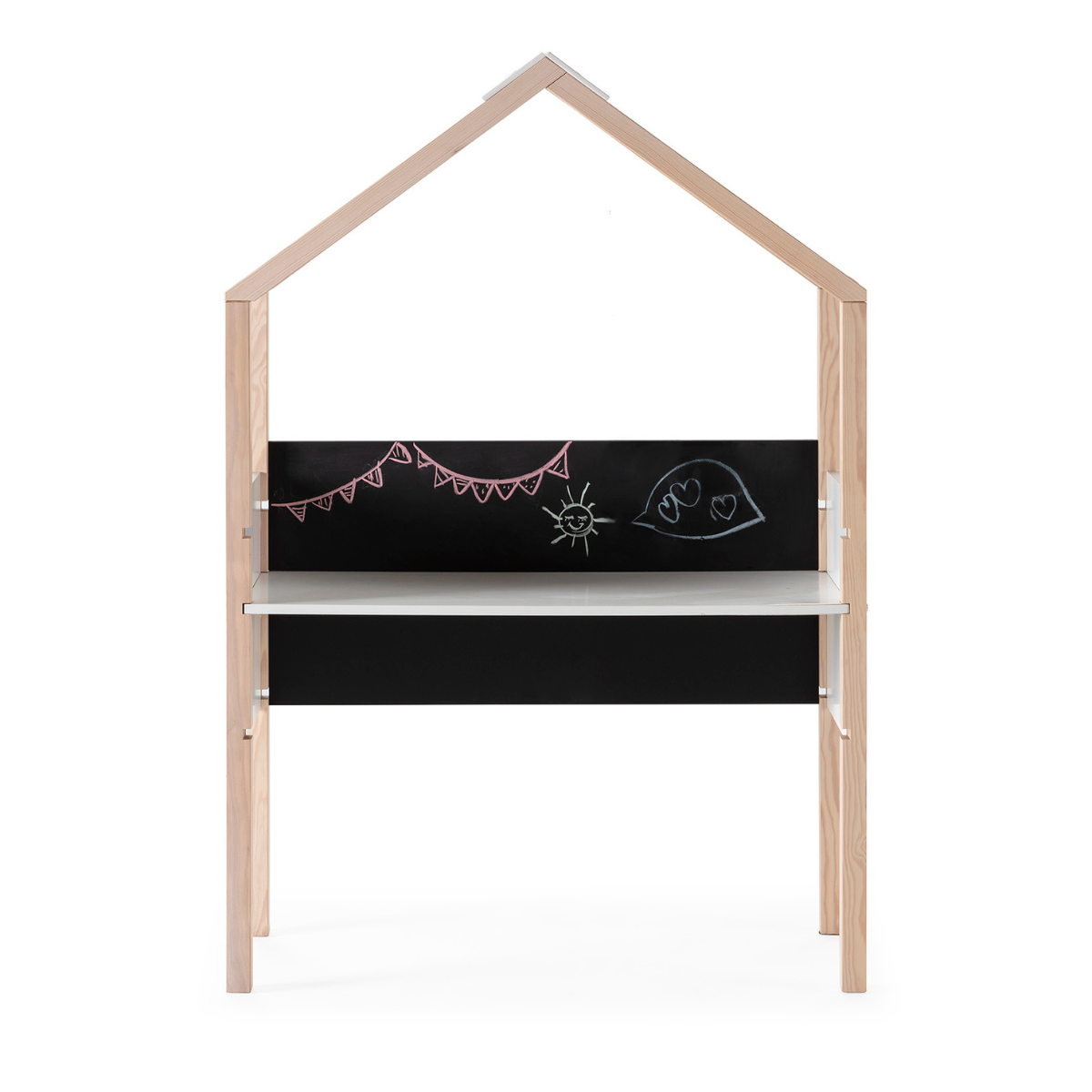 Calicosy - ELORA Kantoor - Wit - 100x40x155 cm