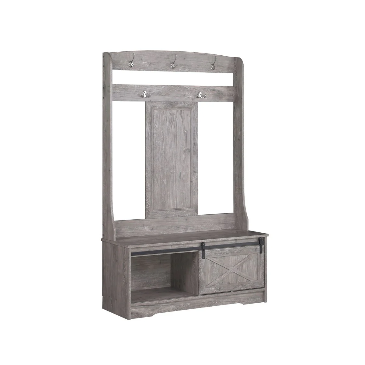 Saint Birch Hawksbury Transitional Hall Tree and Shoe Bench