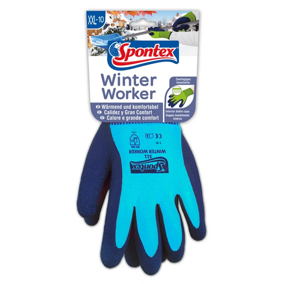 Handschuhe »Winter Worker Recycling«, G. 10, bunt