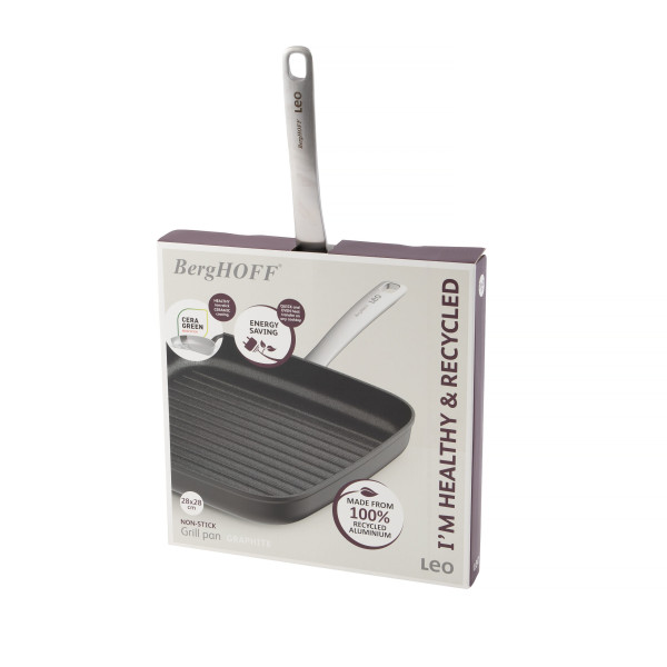 Patelnia grillowa Graphite, aluminium z recyklingu 28 cm BergHOFF