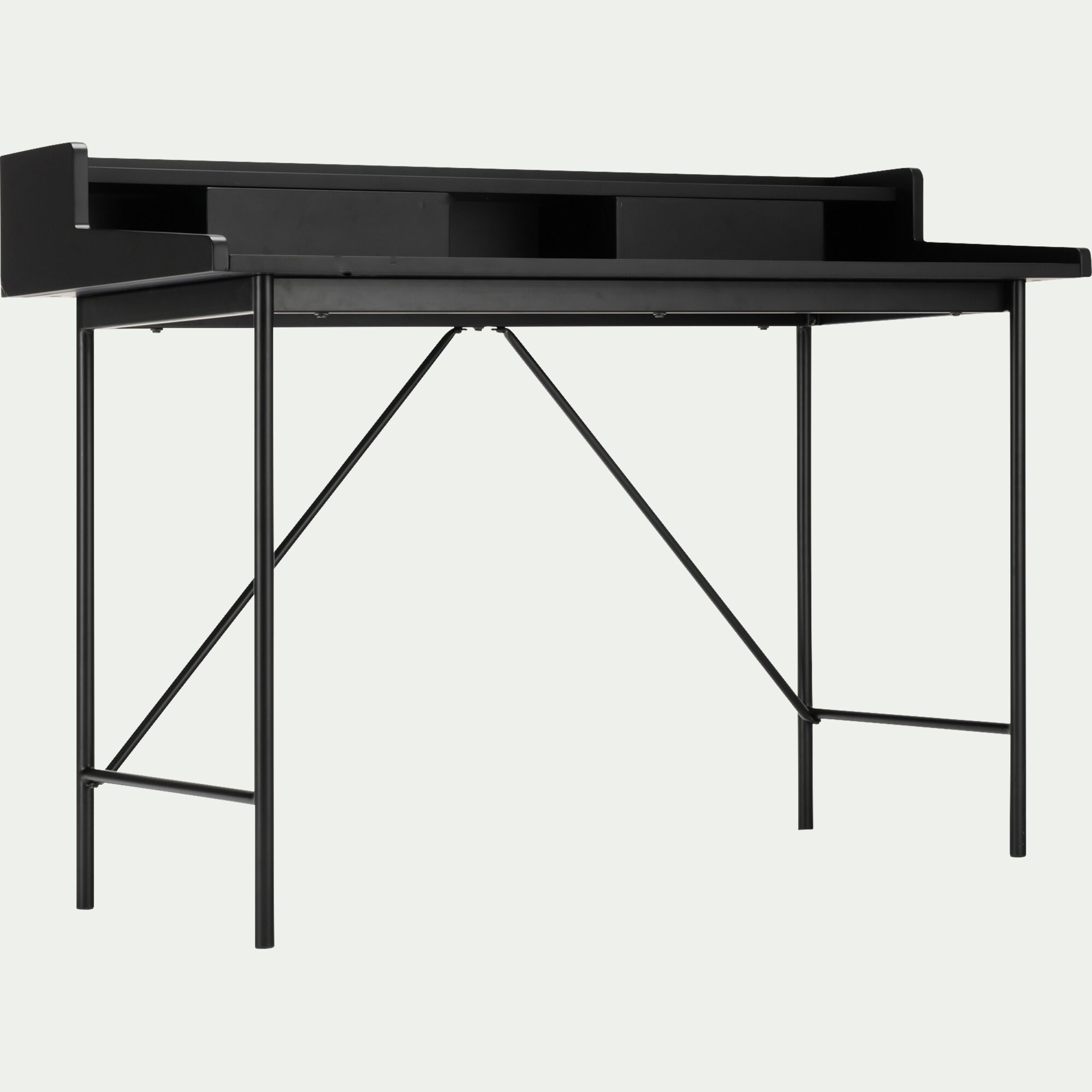 LIRA - Bureau en bois L120cm - noir