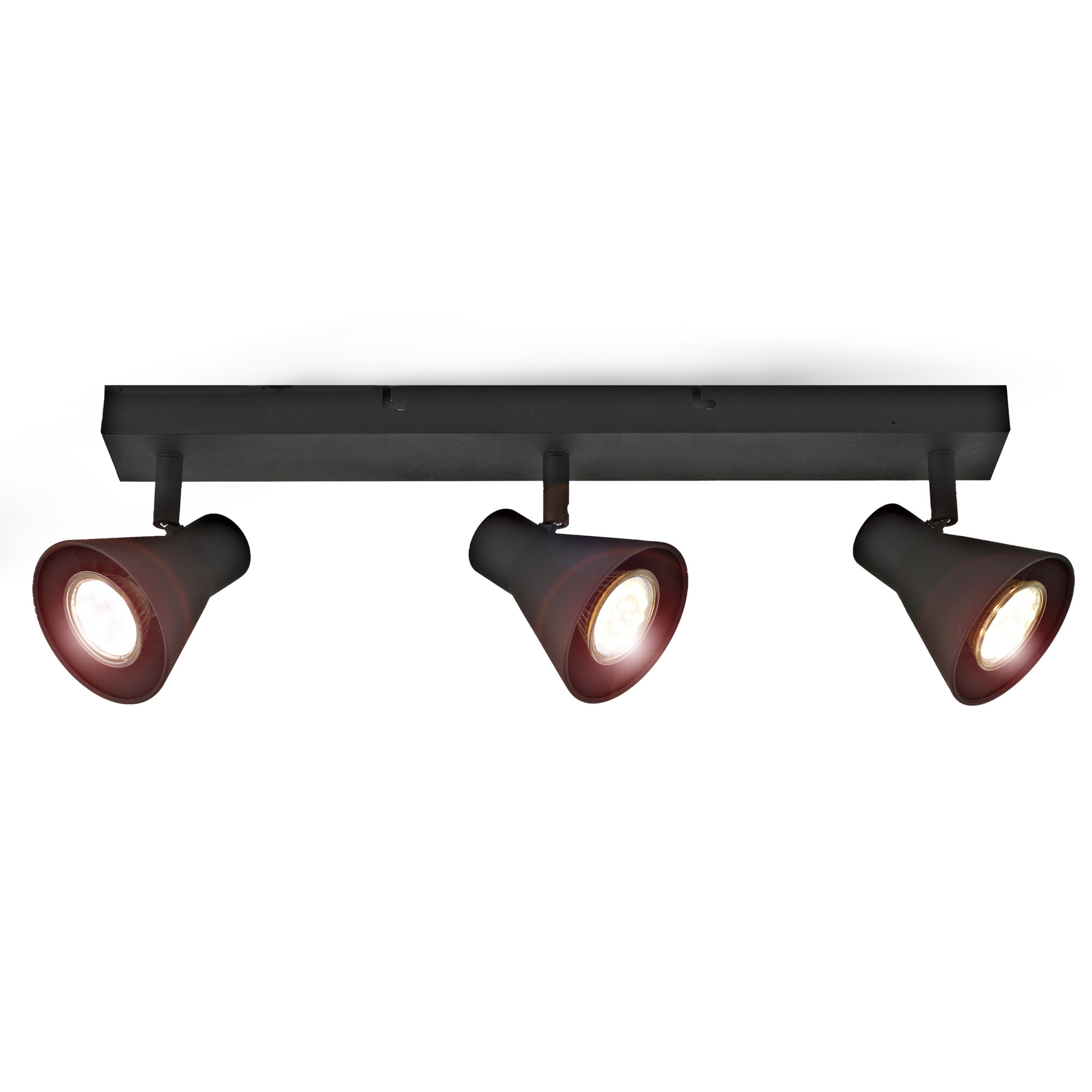Lampa ścienno-sufitowa LL ZIREL EL-3I GU10 66836 LIGHTLOGIC czarny mat 1szt