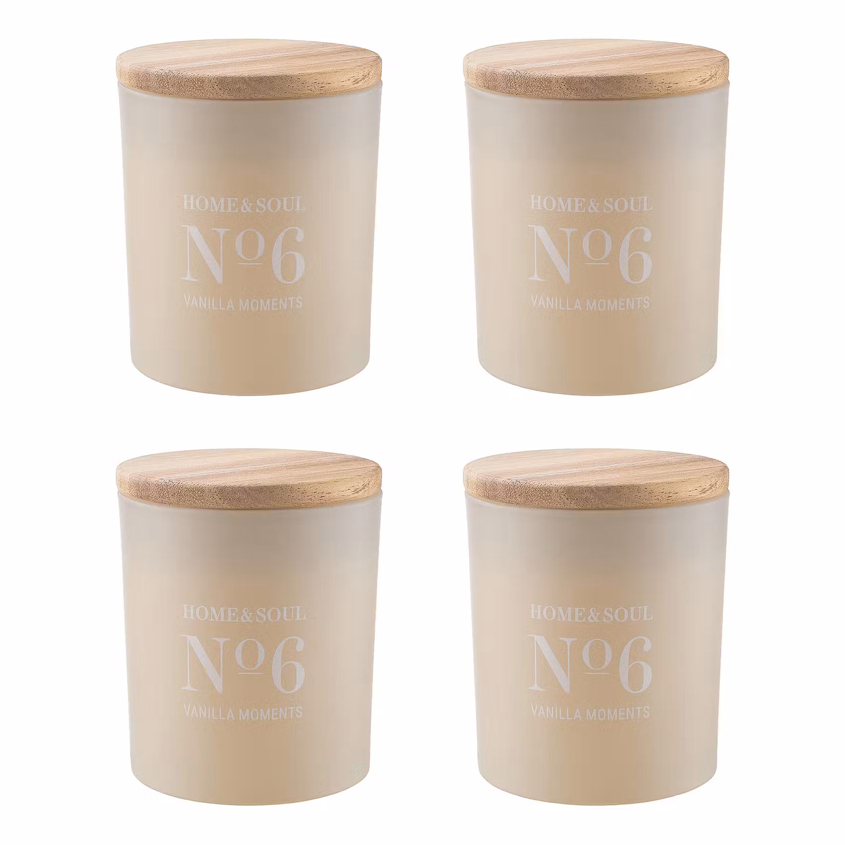 HOME & SOUL Duftkerze 4er-Set