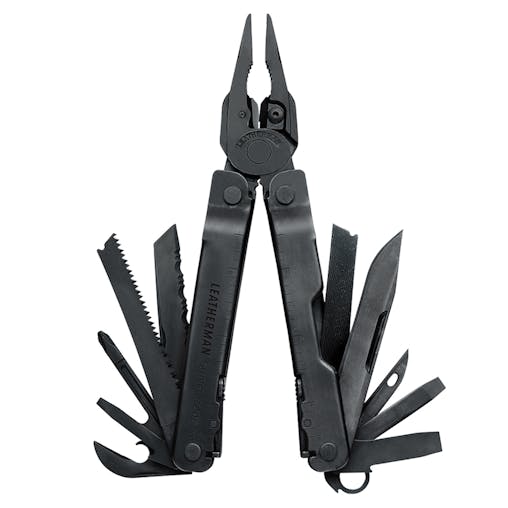 New Leatherman Supertool 300 Black Multi-Tool & Molle Sheath