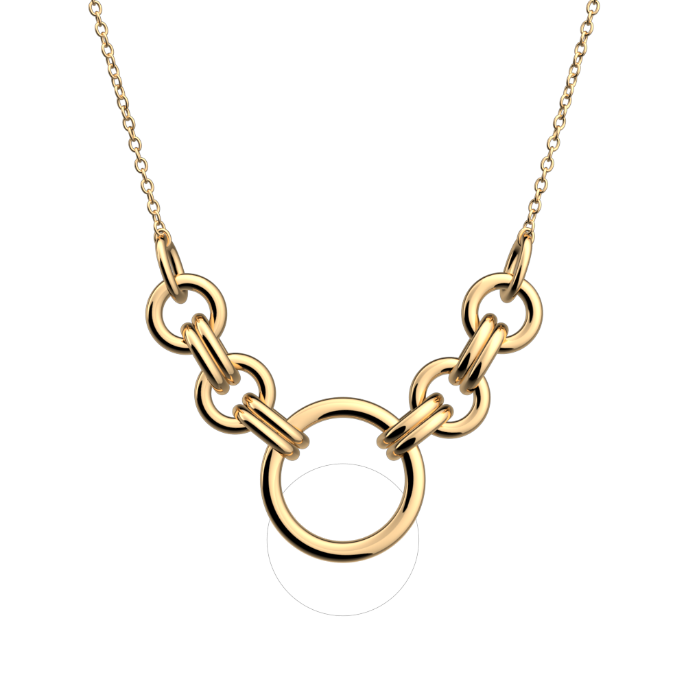 Collier Trésor, cuir réversible Noir / Blanc