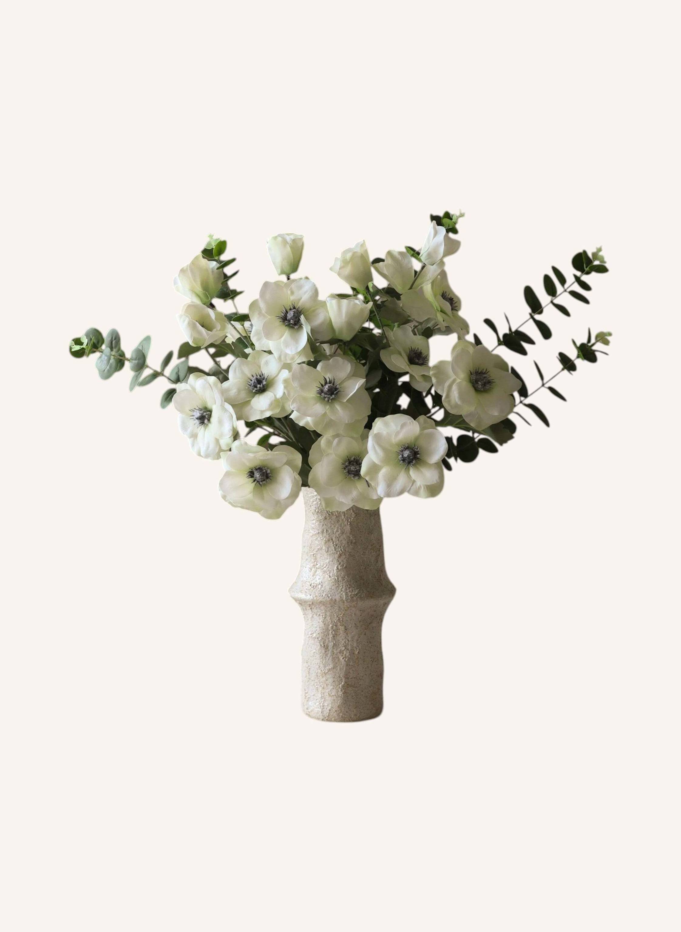 Botané Künstlicher Blumenstrauß WHITE SATIN