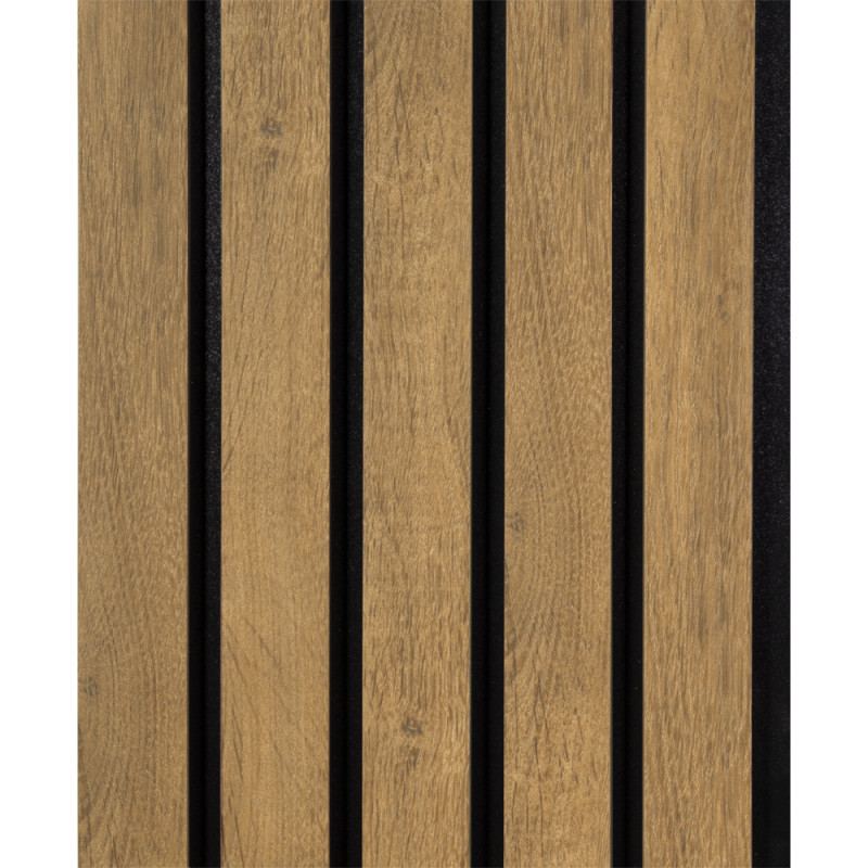Lambris revêtu Decowall Essential chêne bronze 260 x 30 x 1,5 cm 2 pièces CANDO