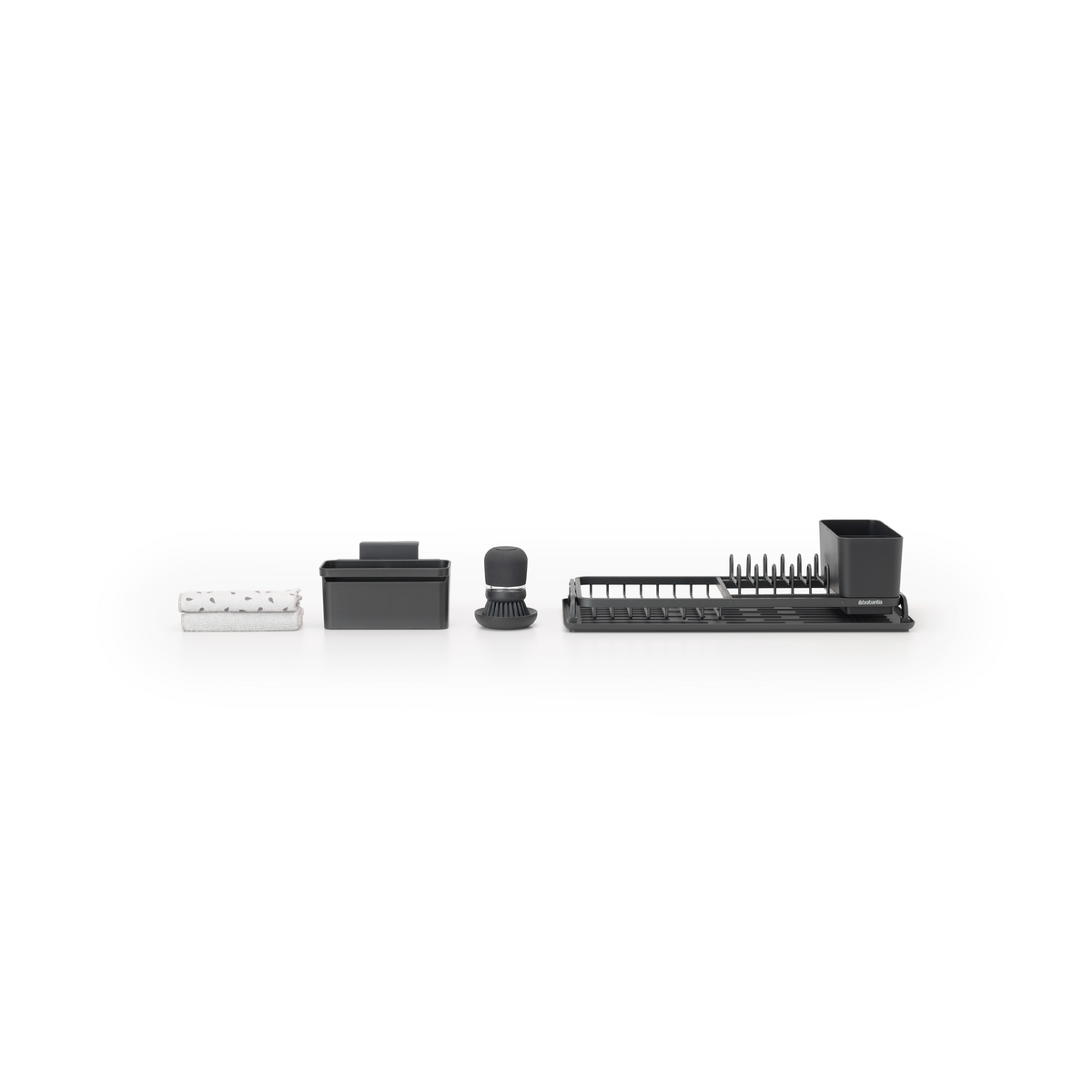 Brabantia SinkSide Afwasset compact, 4-delig - Dark Grey