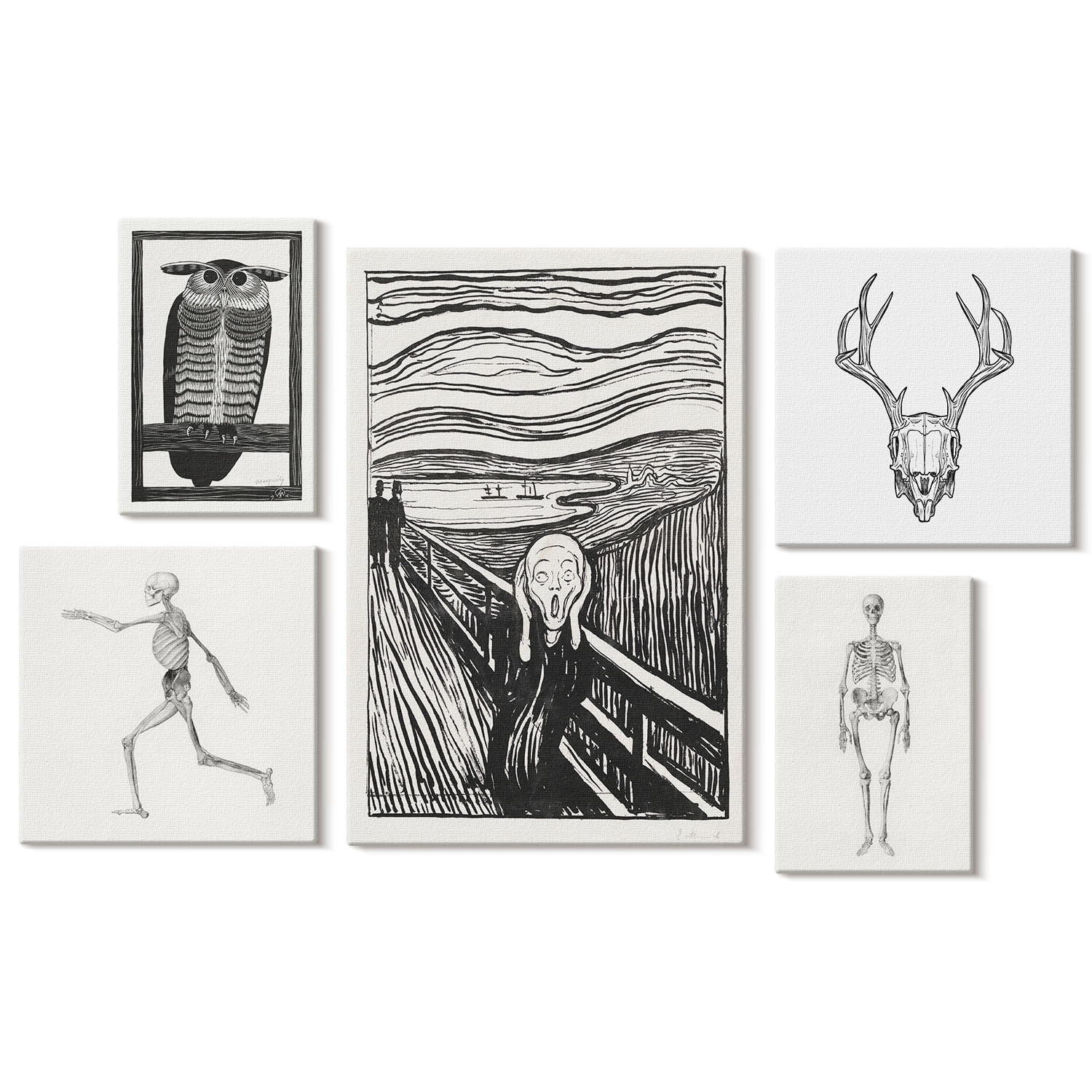 Obraz canvas 5 części Surrealna natura|20x30, 30x30, 40x60|Wallfluent