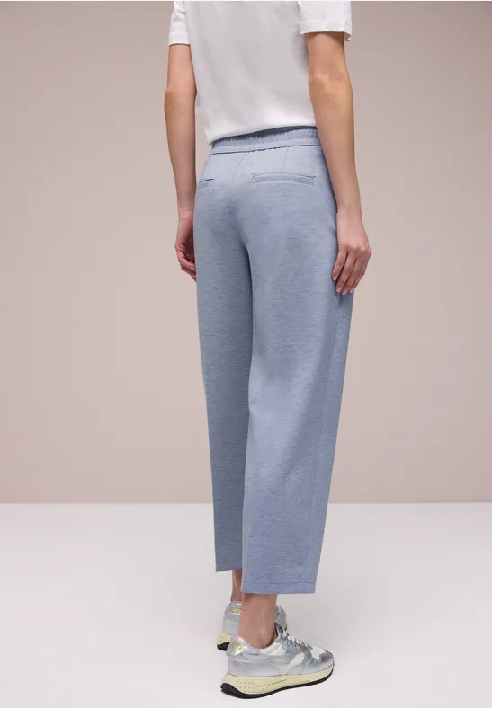 Wide Leg Hose mit Elastikbund