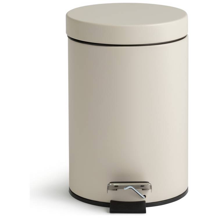 Habitat 3Litre Pedal Bin - Cream