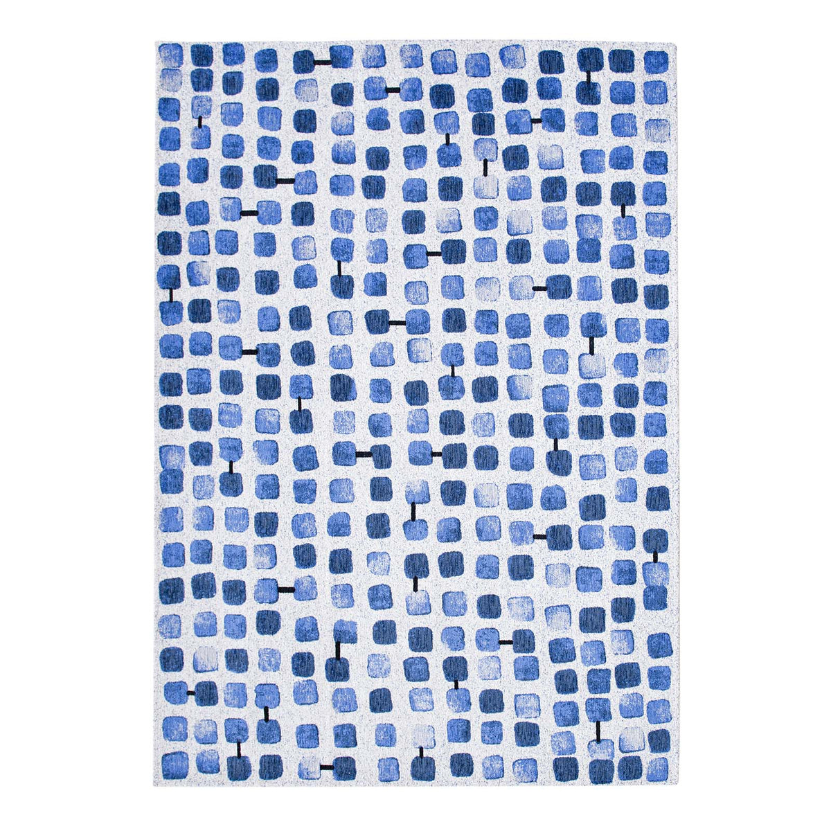 Louis De Poortere vloerkleed Amparo Blues - blauw - 80x150cm