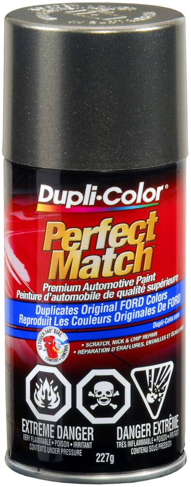 Dupli-Color Perfect Match Premium Acrylic Lacquer Automotive Aerosol Spray Paint, Mineral Grey Metallic (TK), 227-g