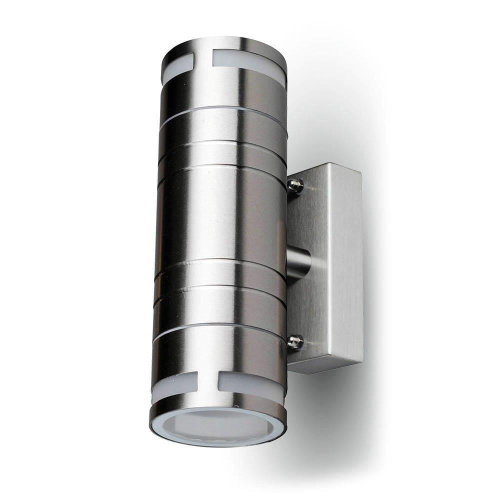 Kinkiet zewnętrznysrebrny 7632 2xGU10x35W IP44 V-TAC