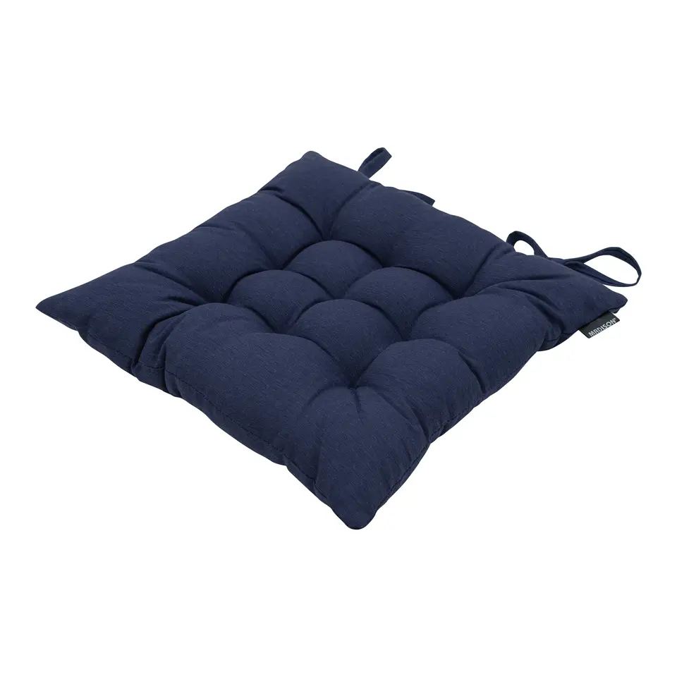 Madison - Zitkussen Panama indigo - Ca. 46x46 cm - Set van 4