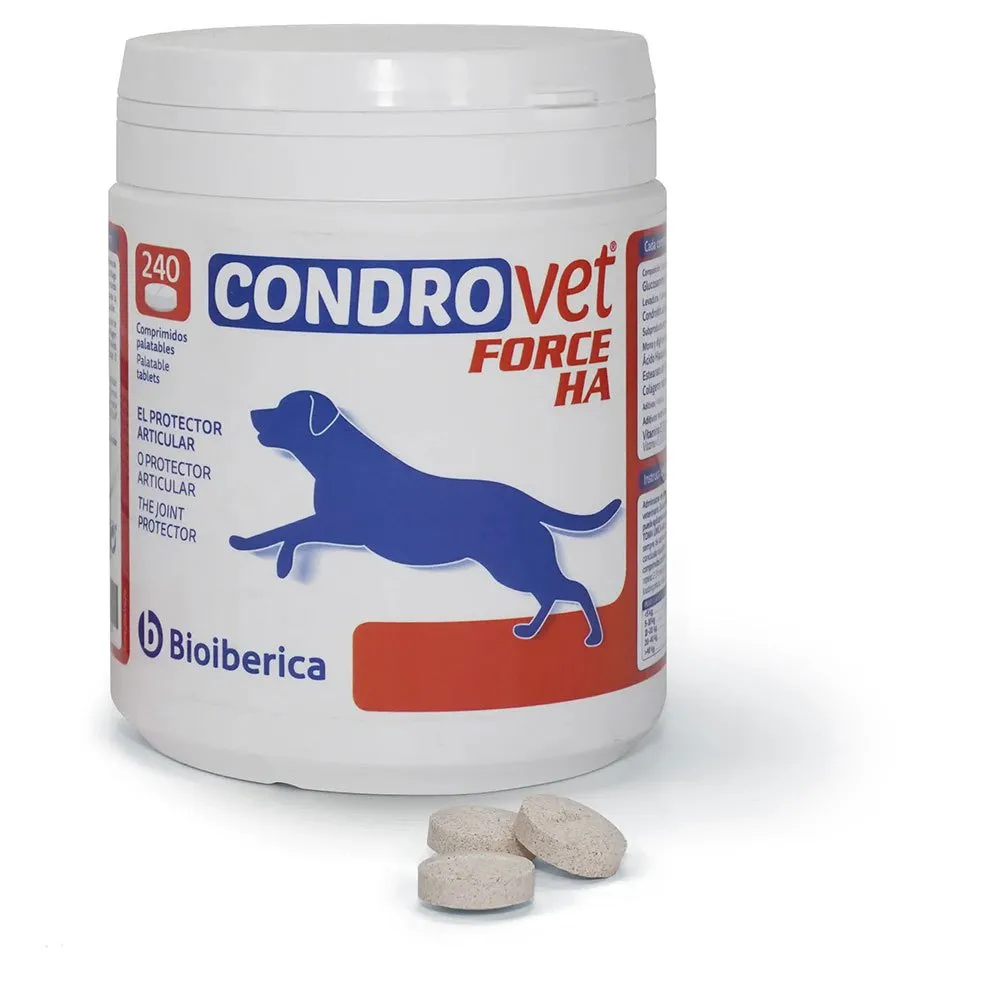 Bioiberica Condrovet Force HA dog supplement 240 units