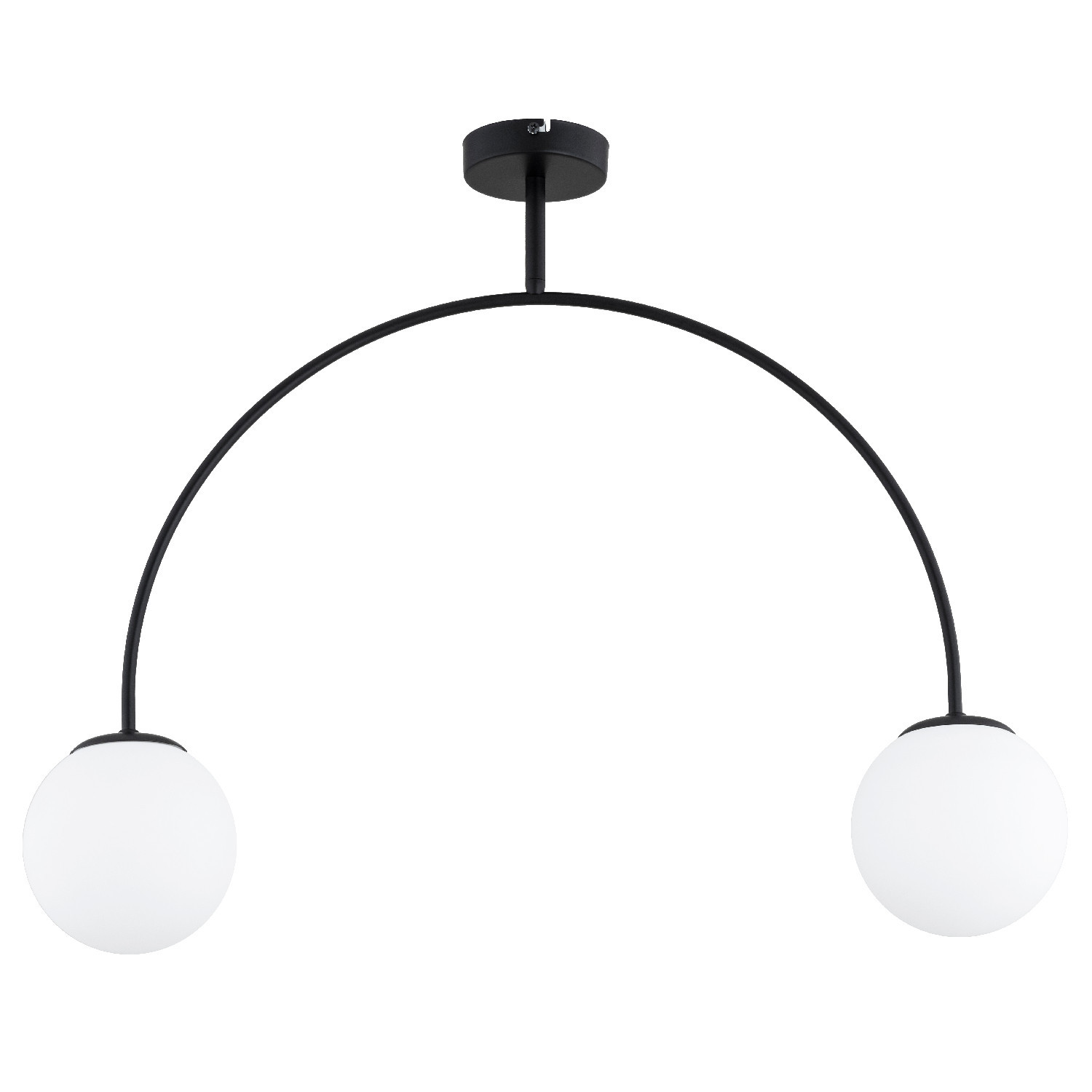 Lampa wisząca BENDO czarno-biała 2xE14x10W wym:55x15x75cm IP20 Alfa