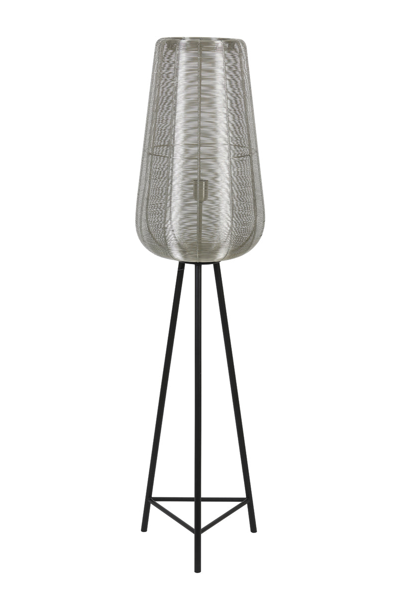 Light & Living vloerlamp ADETA - Ø37x147cm - zilver