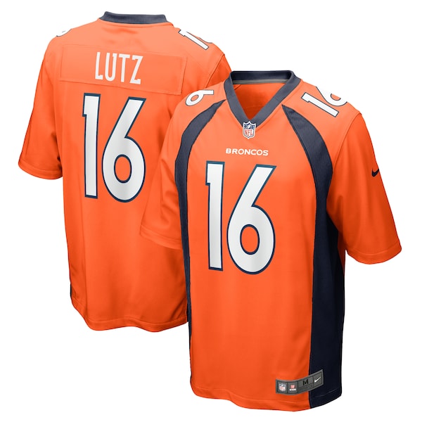 Wil Lutz Denver Broncos Nike  Game Jersey -  Orange