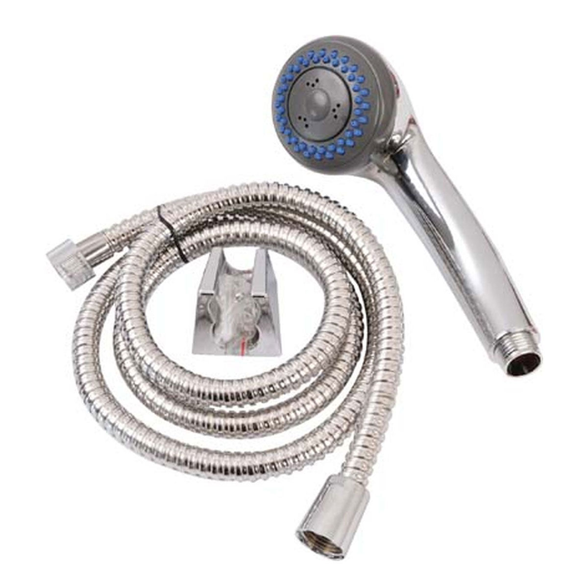 Kit chuveiro 3 funções e mangueira flexível 150cm