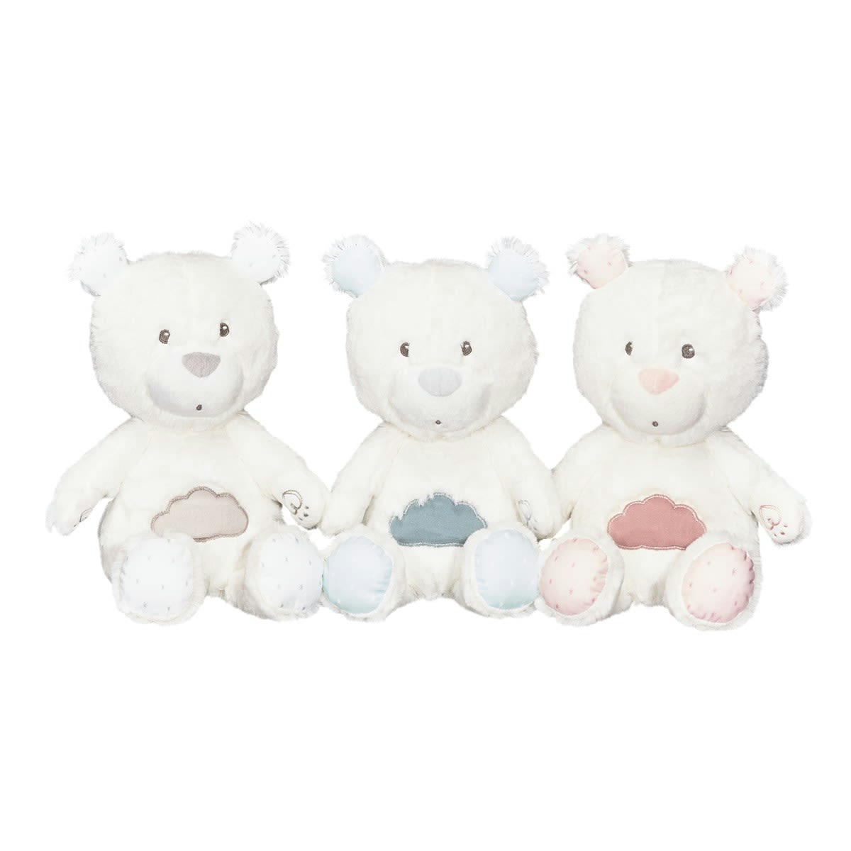 LILY - Doudou en velours blanc