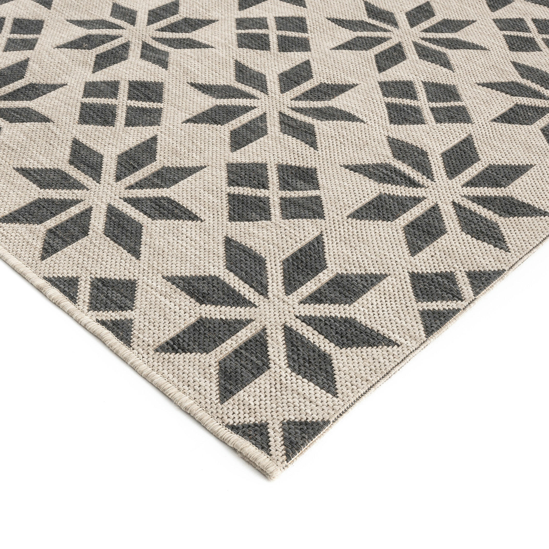 Tapis tissé plat intérieur/extérieur Iswik