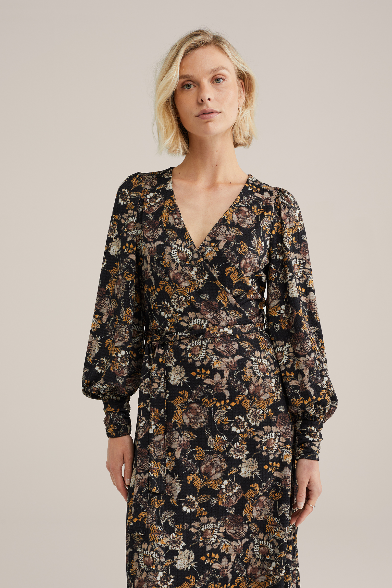 Dames Midi jurk met print