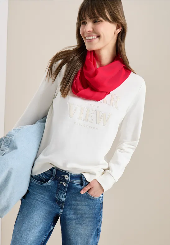 Loop Schal in Unifarbe aus Viskose