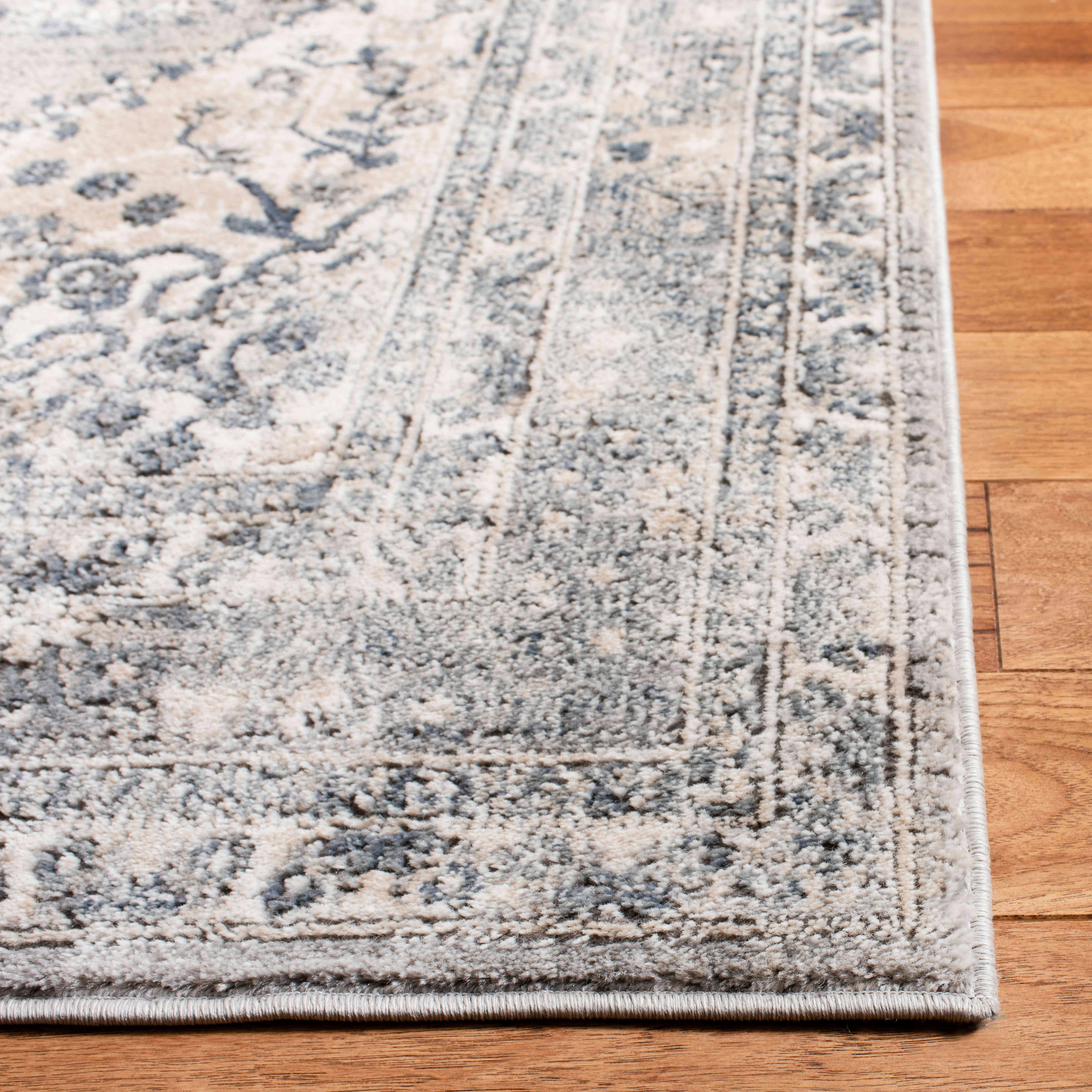 OREGON - Tapis de salon interieur en beige & gris, 122 x 183 cm
