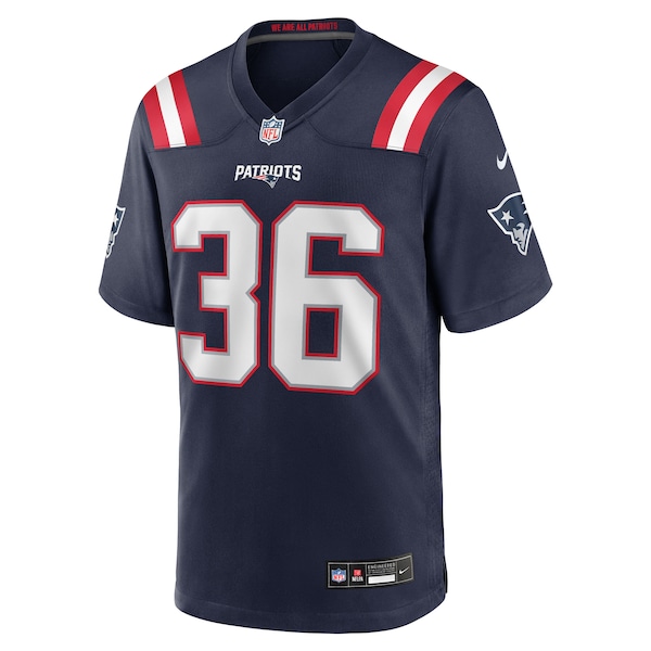 Andres Borregales New England Patriots Nike Team Game Jersey -  Navy