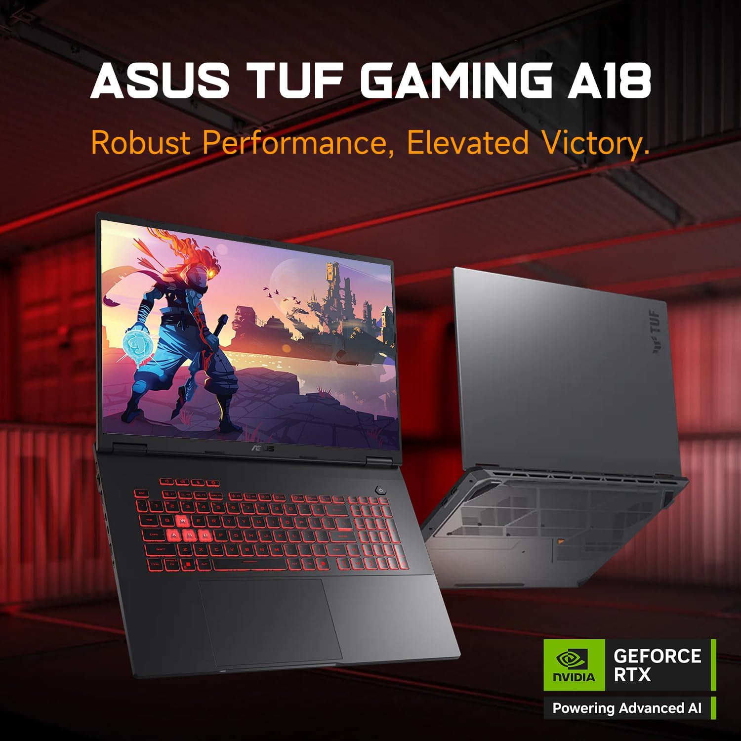 ASUS TUF A18 5070 Gaming Laptop  18 WQXGA 240Hz Display  AMD Ryzen 7 260 (Beats Intel i7-14700)  NVIDIA RTX 5070  32GB RAM  1TB SSD  RGB Backlit KB  Bundle with PCO Laptop Cooler
