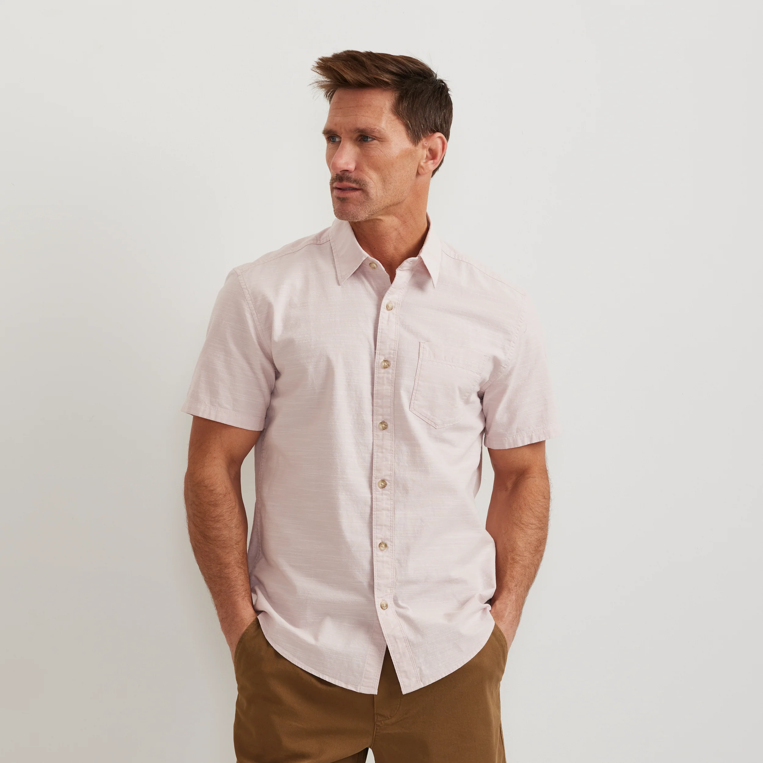 Men's Camano Short-Sleeve Shirt - Solid