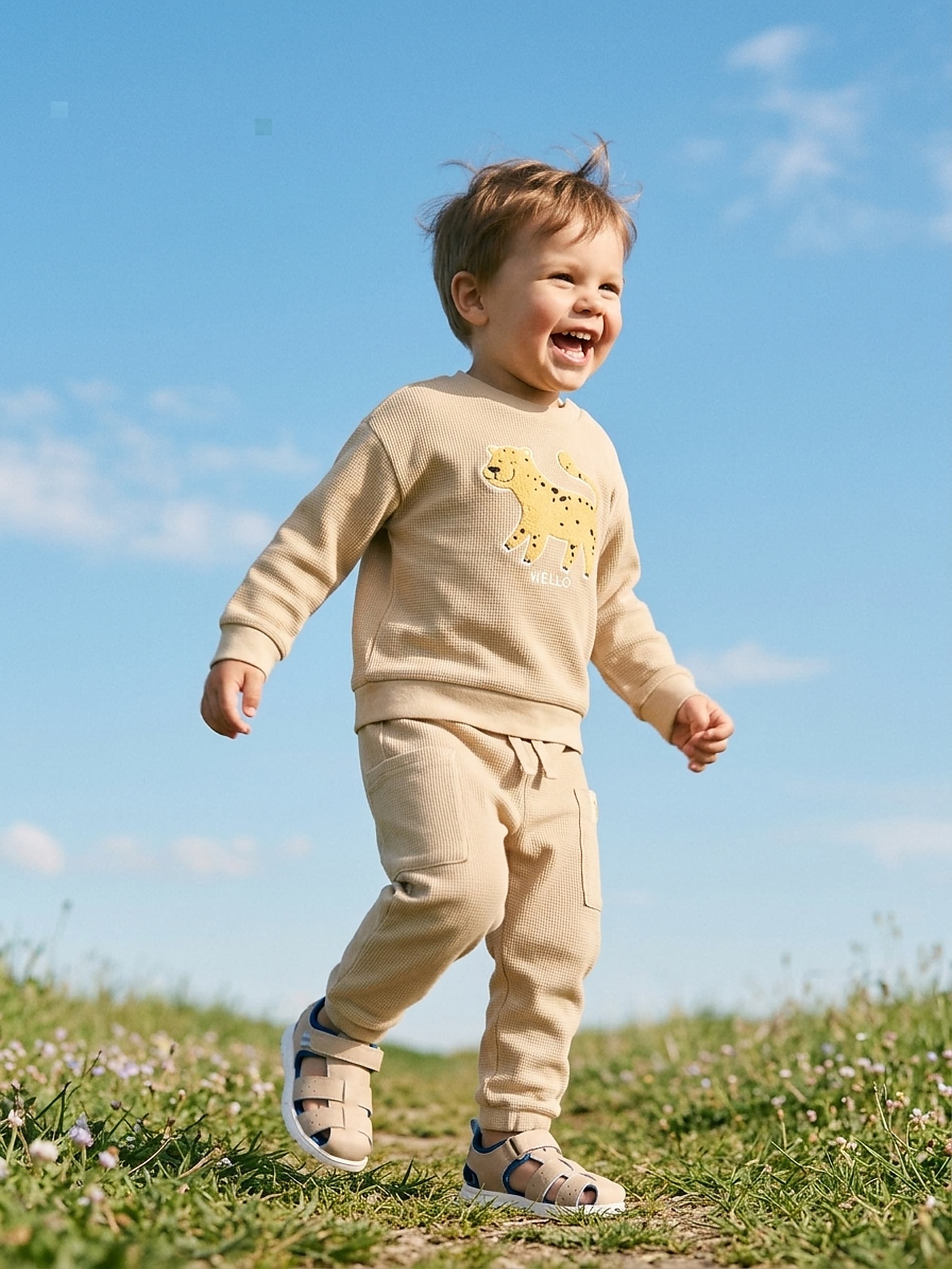 Bawełniane spodnie jogger