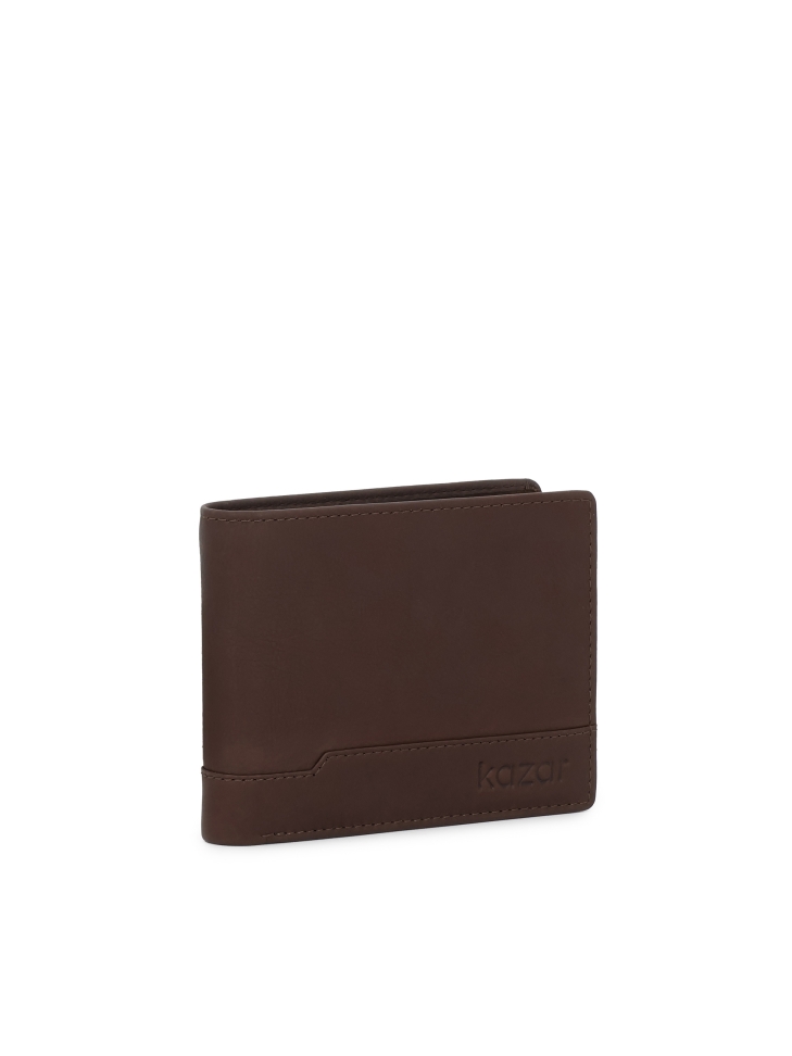 Brown leather wallet