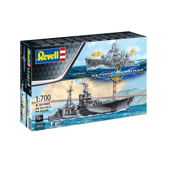 Revell Pacific Warriors Model Gift Set 1:700